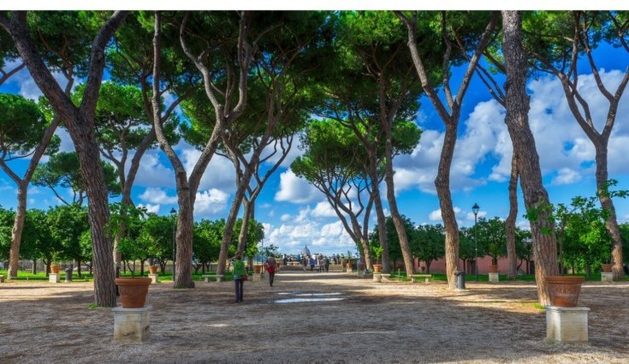 El Jardín de los Naranjos también recibe el nombre de Parque Savello