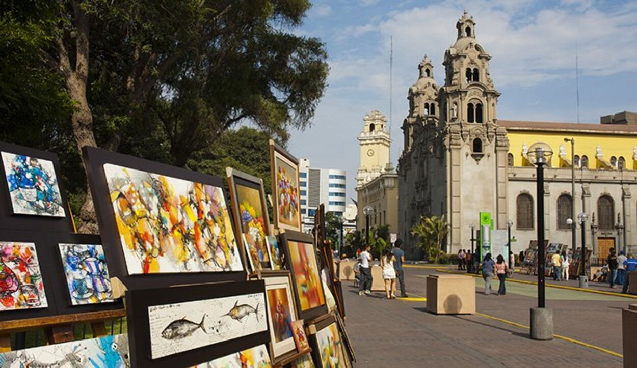 El Parque Central del distrito de Miraflores