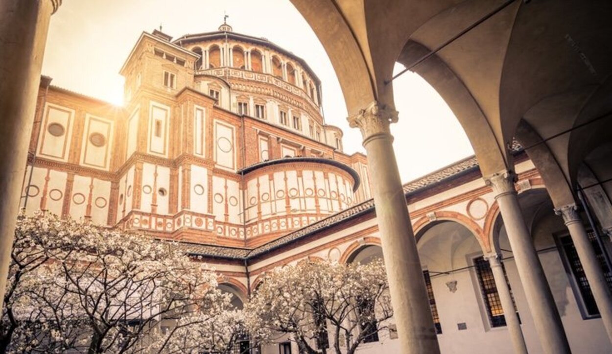 En la Iglesia de Santa Maria delle Grazie se puede disfrutar de 'La Última Cena' de da Vinci