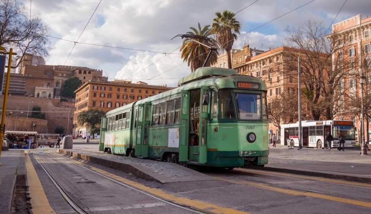 Aqui si llegan los trenes y tranvías