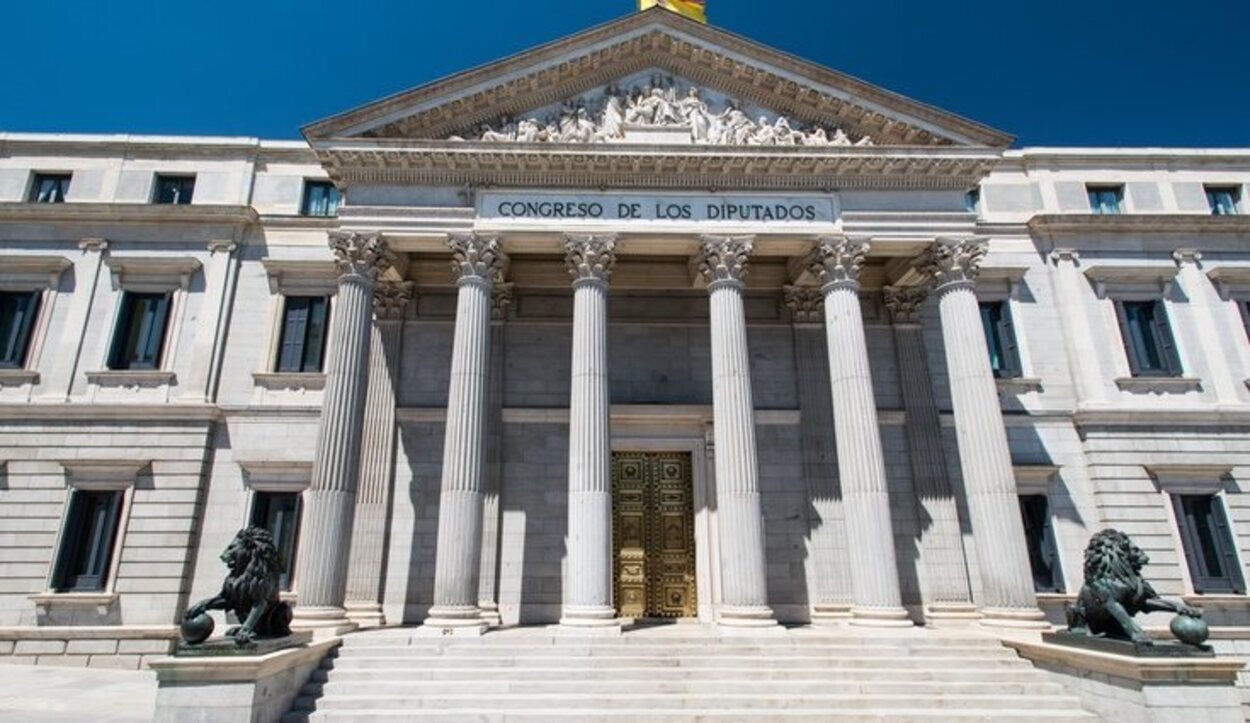 Entrada del Congreso de los Diputados