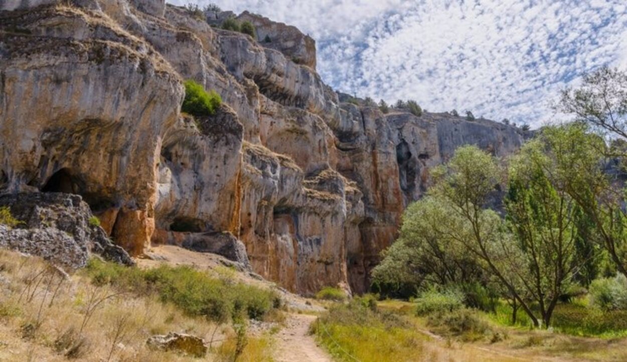 El Parque Natural del Cañón del Río Lobos es un paisaje kárstico