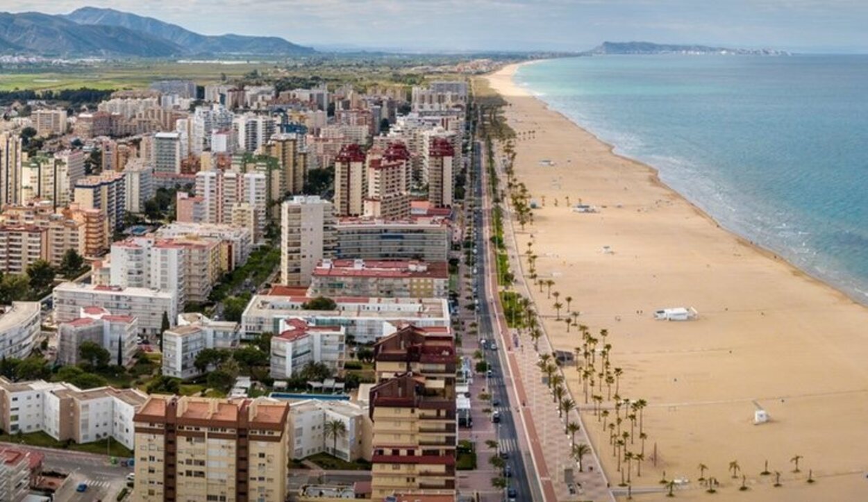 La Playa de Gandía es una de las más anchas de la Comunidad Valenciana