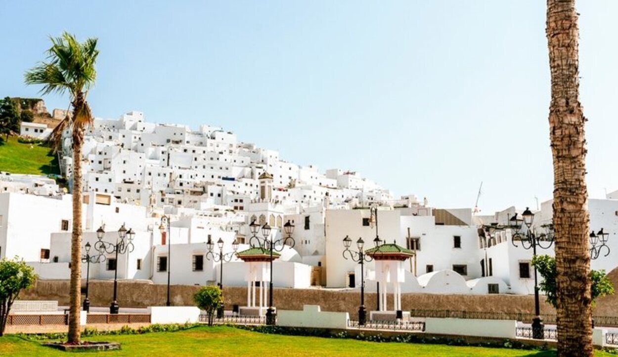 Ladera con casas típicas, Tetuán