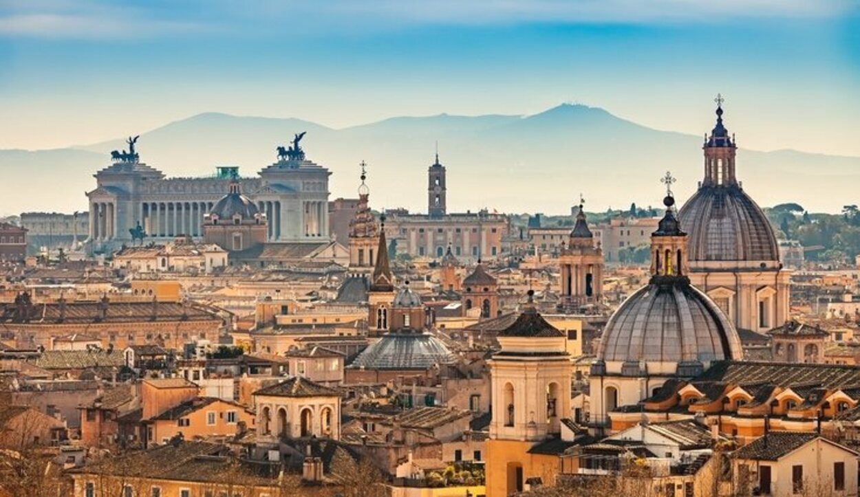 Vista de Roma desde el Castillo de San Angelo