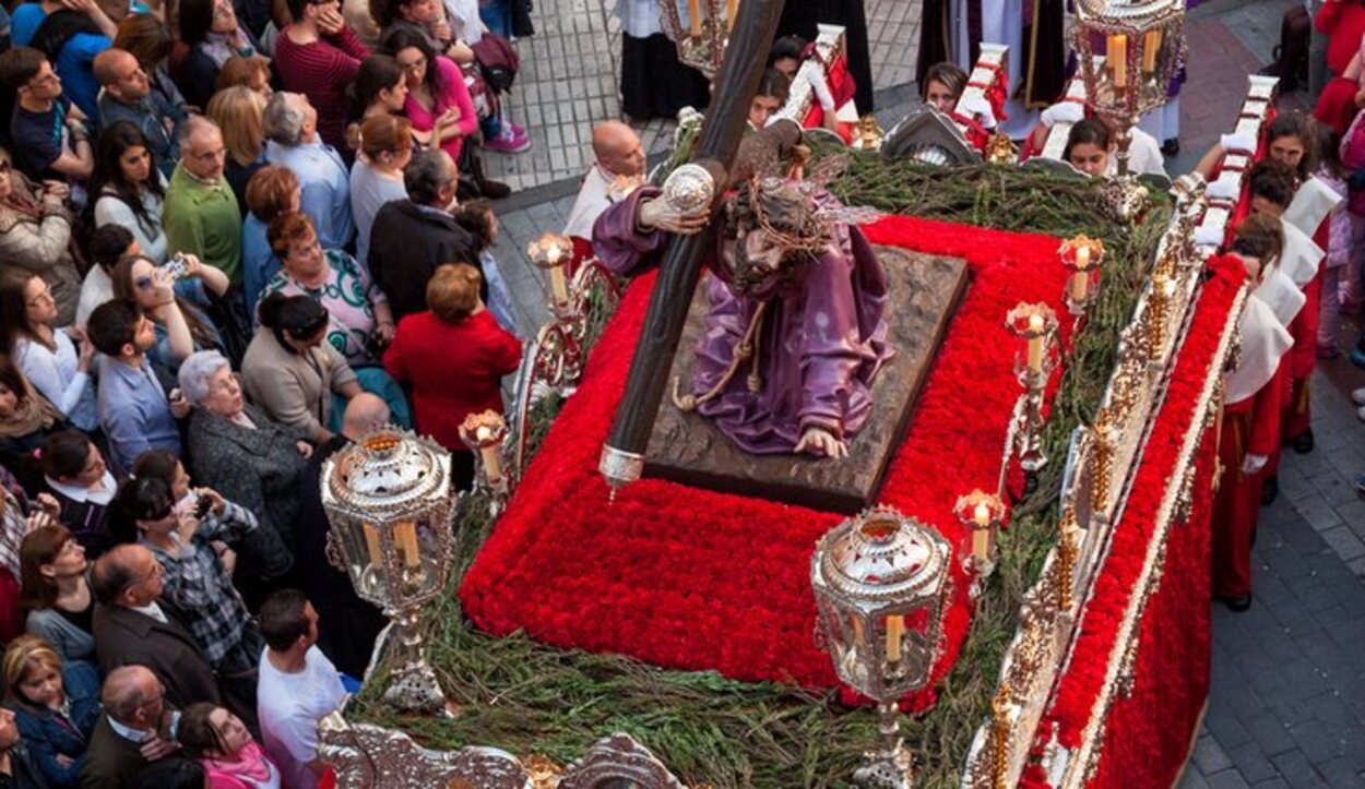 El Santo de Jesús Despojado en una cofradía