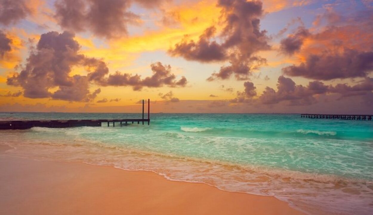 Playa Caracol, una de las playas más tranquilas de Cancún