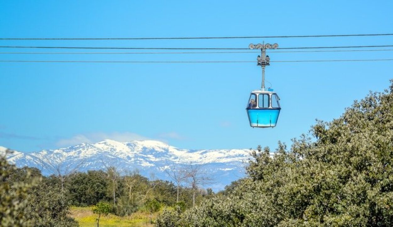 El Teleférico que se sitúa en el paseo del Pintor Rosales