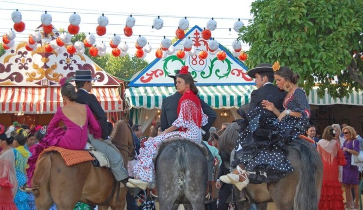 En ocasiones la feria de Sevilla se celebra en mayo