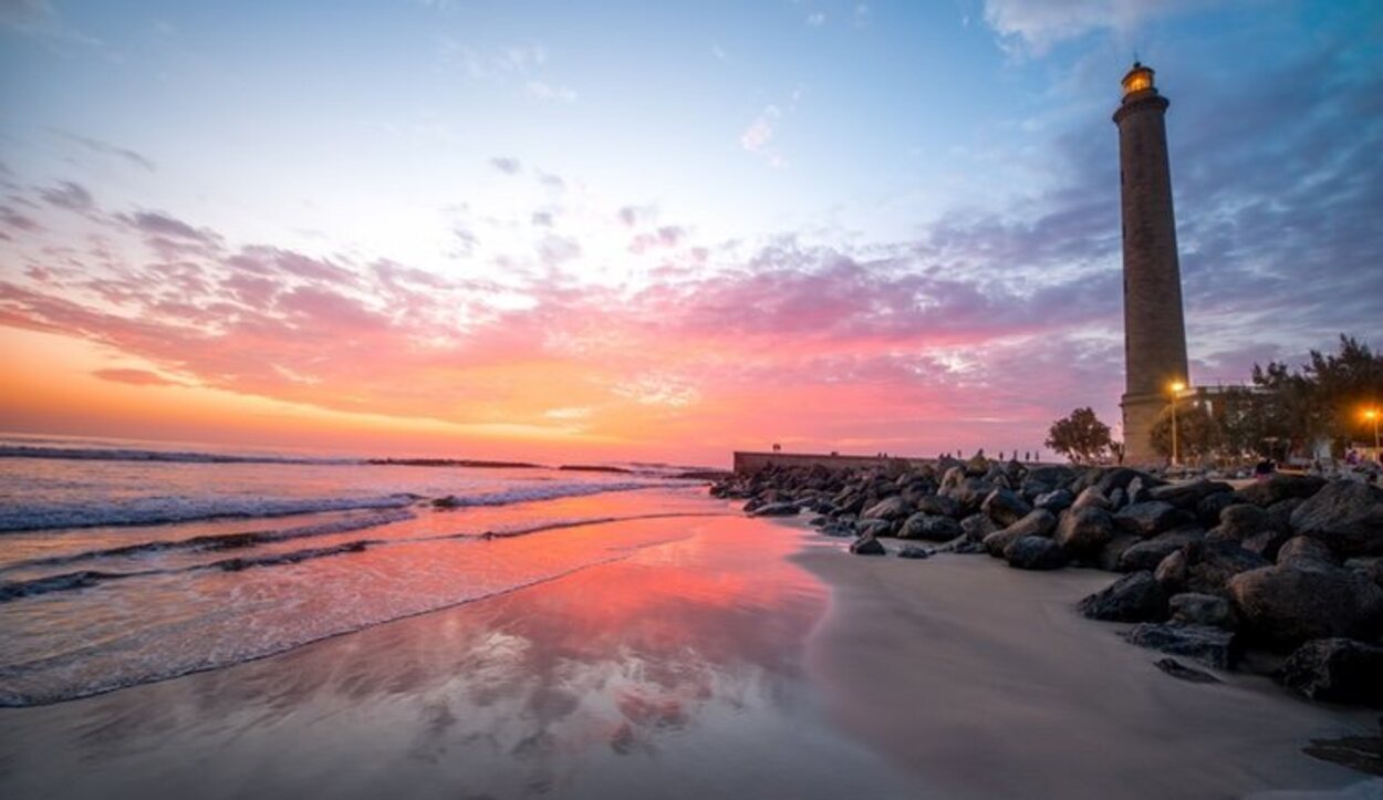 La playa de Maspalomas, Gran Canaria