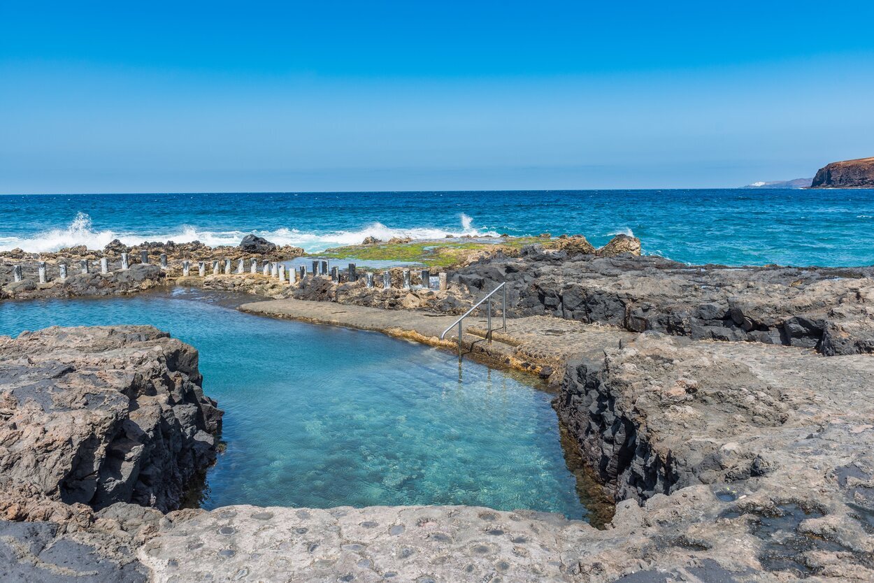 En Agaete destacan las tres piscinas naturales que se encuentran en este municipio