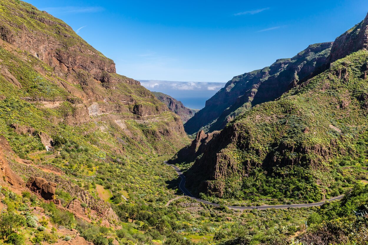 El valle de Guayadeque contiene gran cantidad de casas cueva