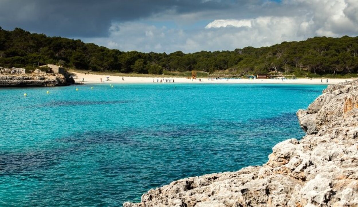 Vistas de la cala Escorxada