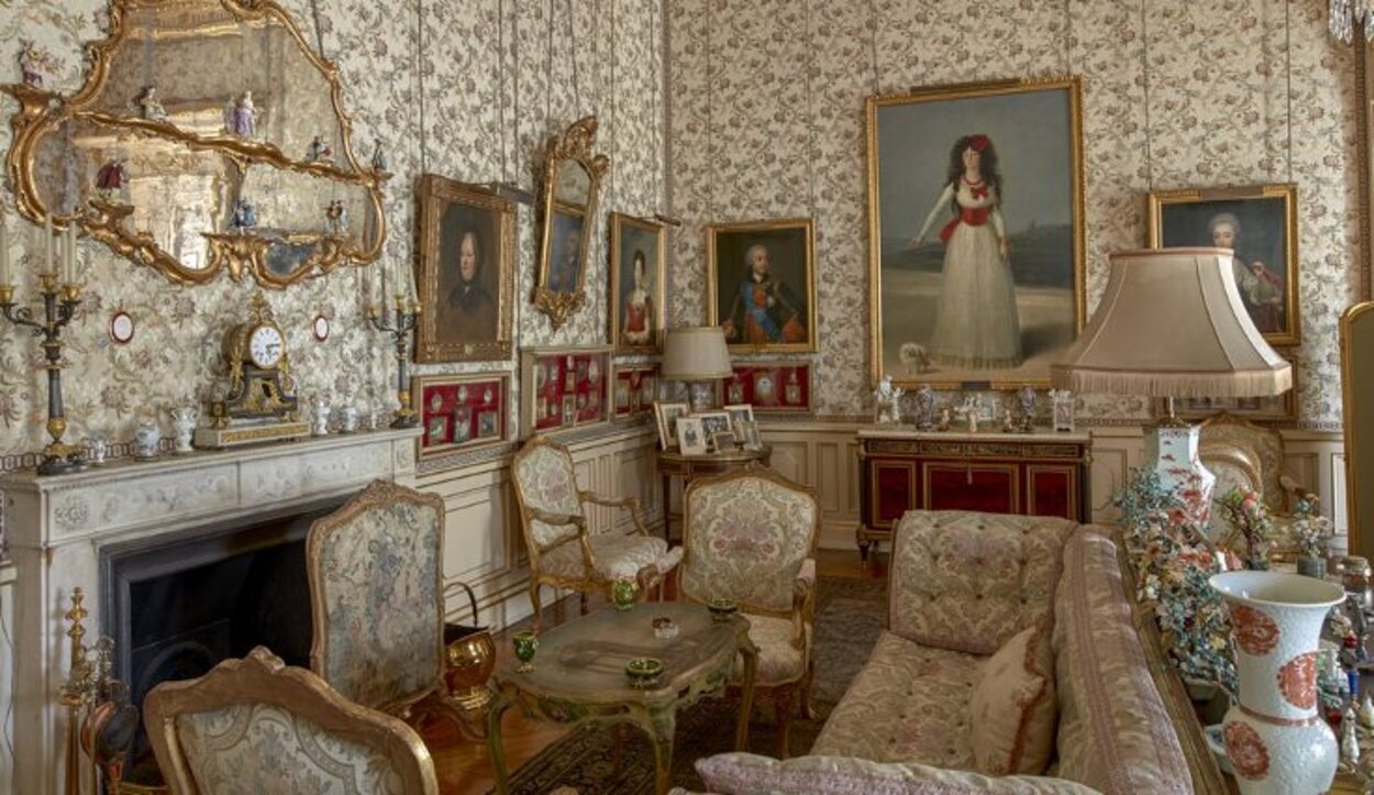 Salón Goya en el Palacio de Liria de Madrid