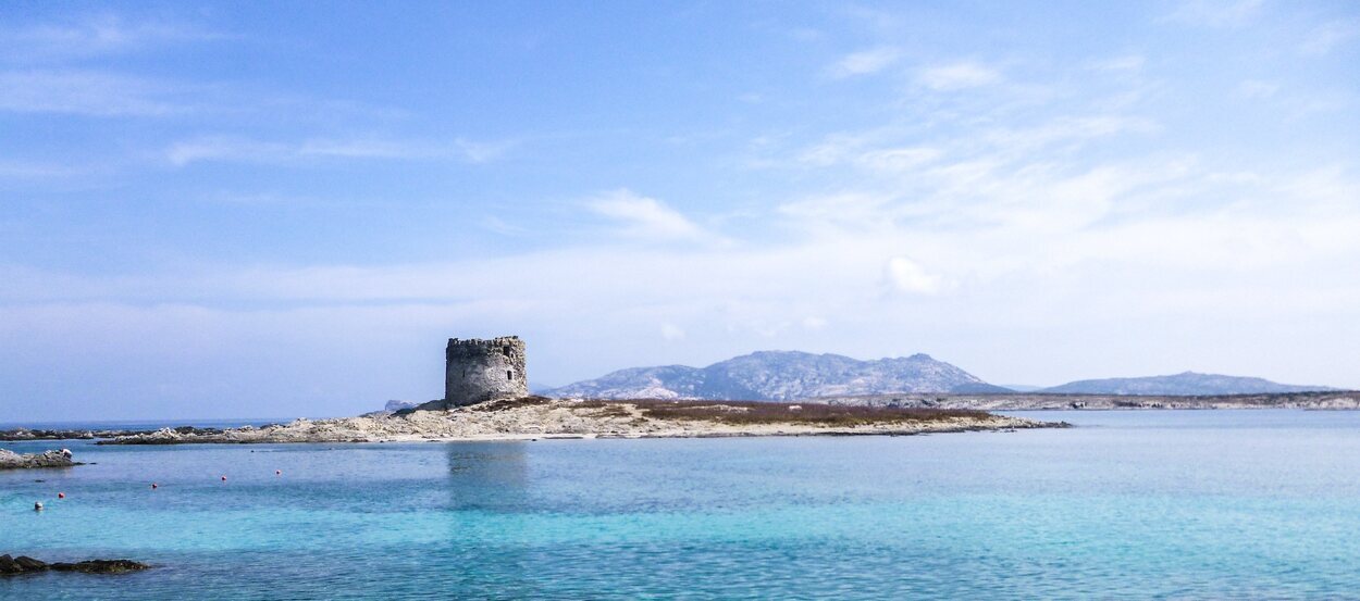 Vistas de playa de Pelosa