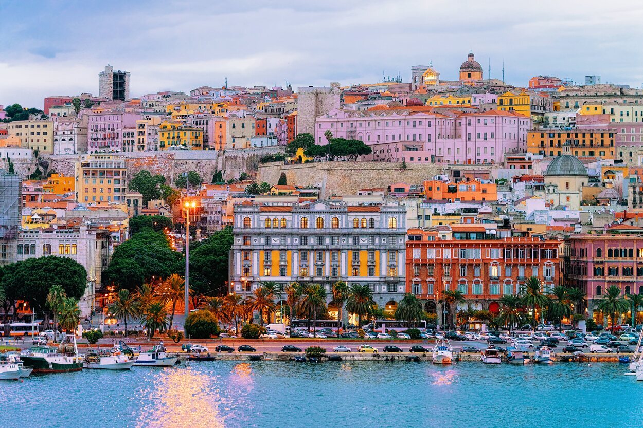 Vista general de Cagliari