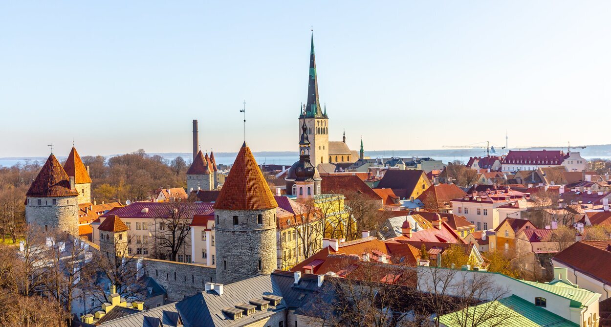 Vista panorámica de la ciudad de Tallín