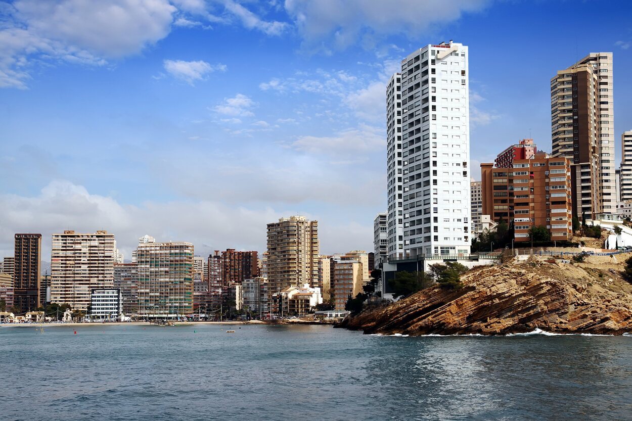 Uno de lo miradores de Benidorm