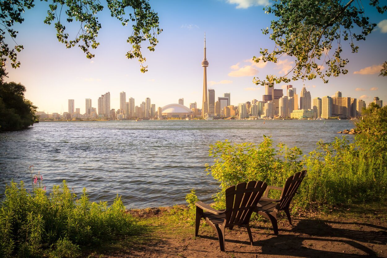 Desde Toronto Islands se podrán tener unas maravillosas vistas de la ciudad