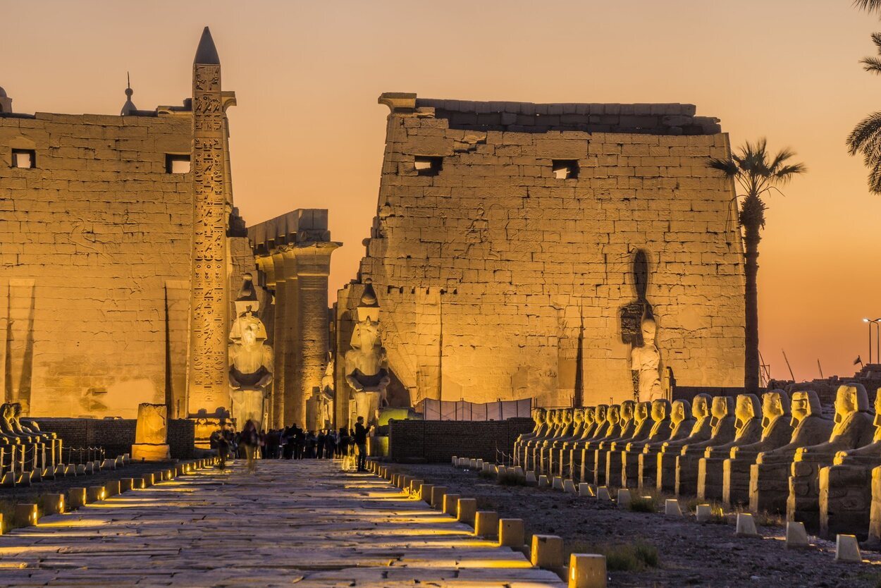 El Templo de Lúxor es uno de los lugares de culto más importantes