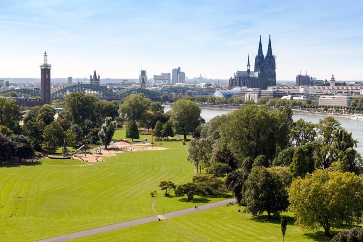 El Rheinpark es para muchos el parque más bonito de Colonia