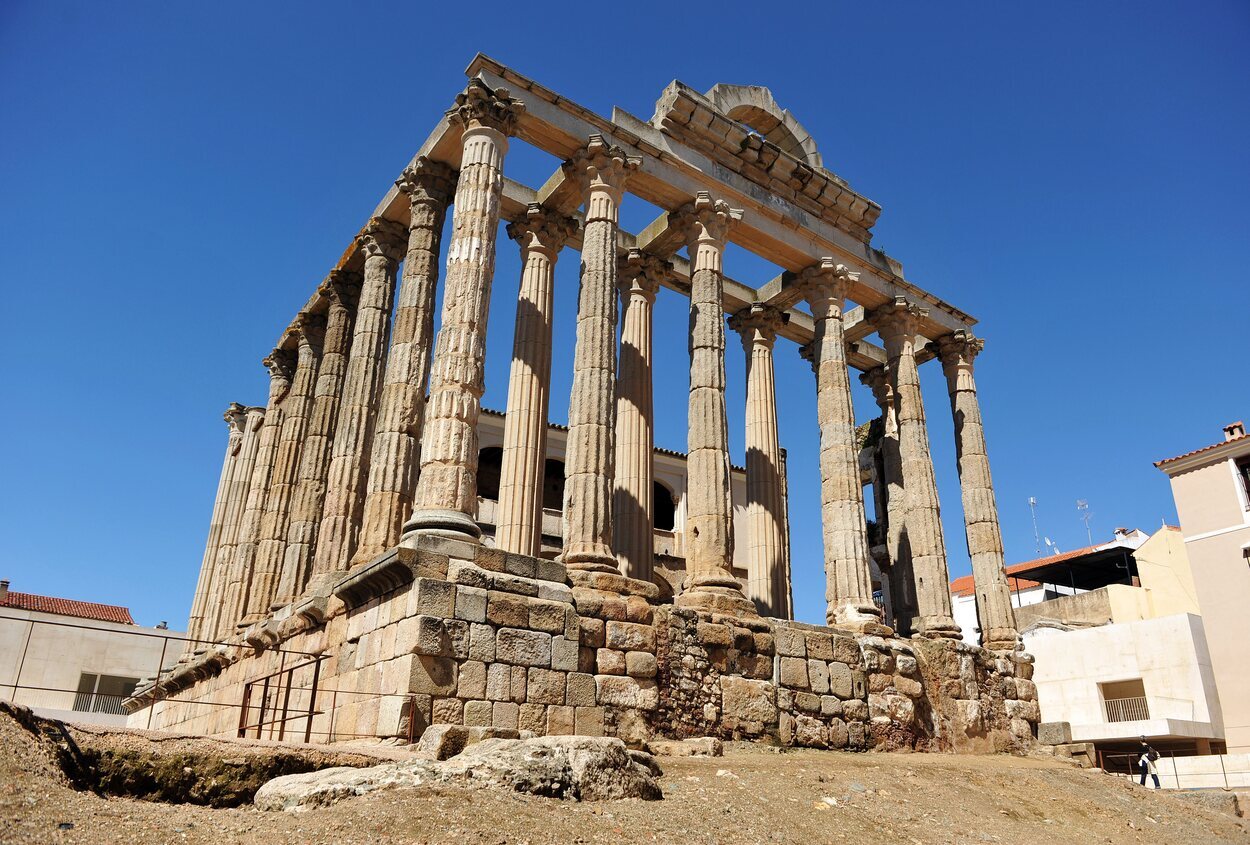 El Templo de Diana se usó como palacio