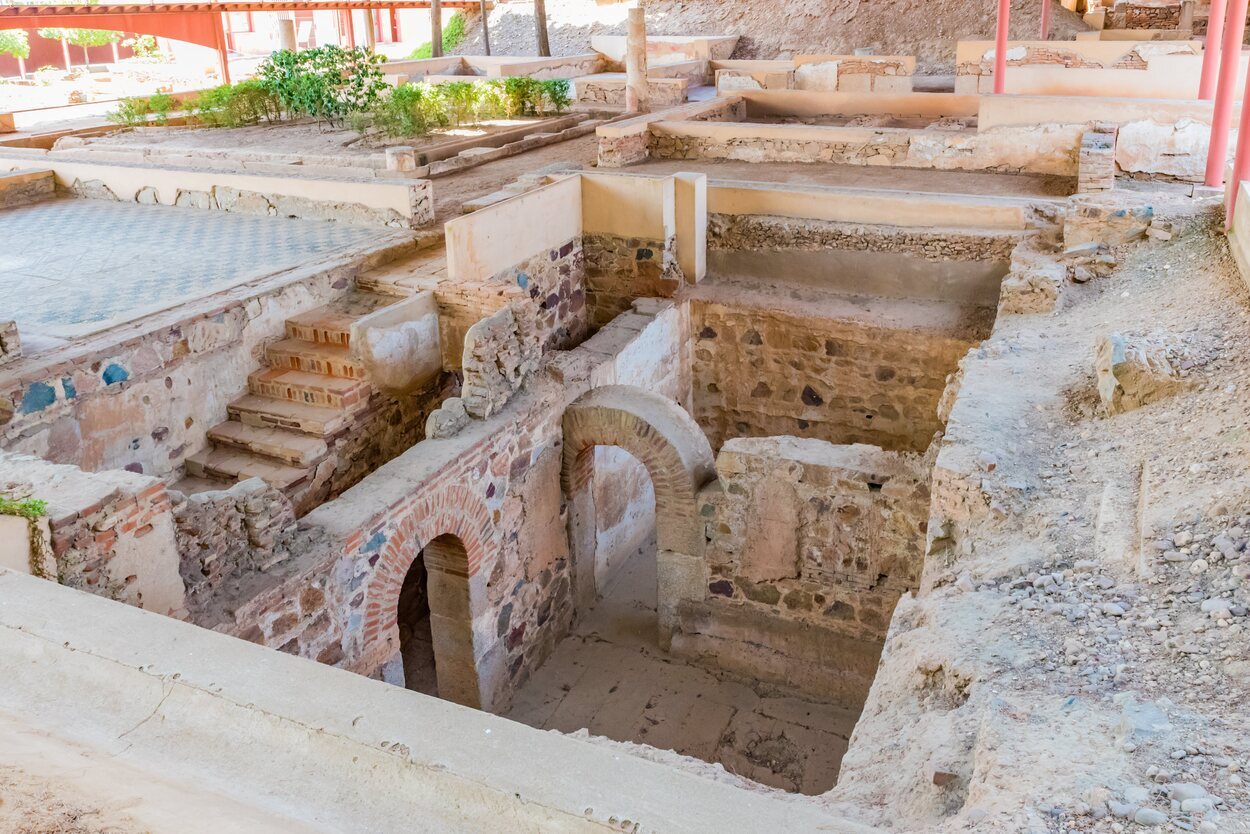 La casa de Mitreo destaca por sus mosaicos