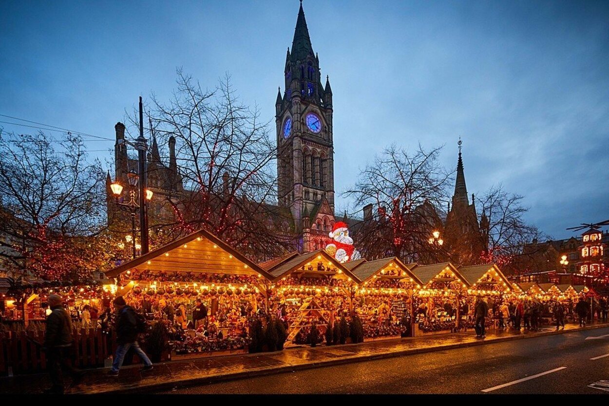 Los mercados navideños de Manchester son de los más conocidos en Reino Unido/ Foto: Visitbritain.com