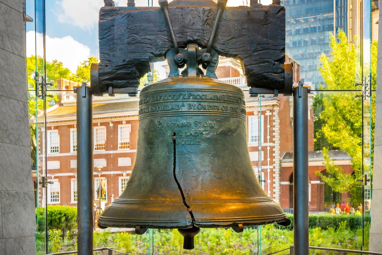 La Campana de la Libertad representa la abolición de la esclavitud en Estados Unidos