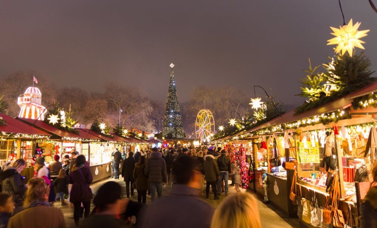 Los mercadillos navideño de Winter in Wonderland son muy acogedores