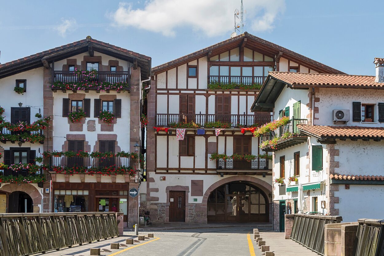 Una de las calles de Elizondo