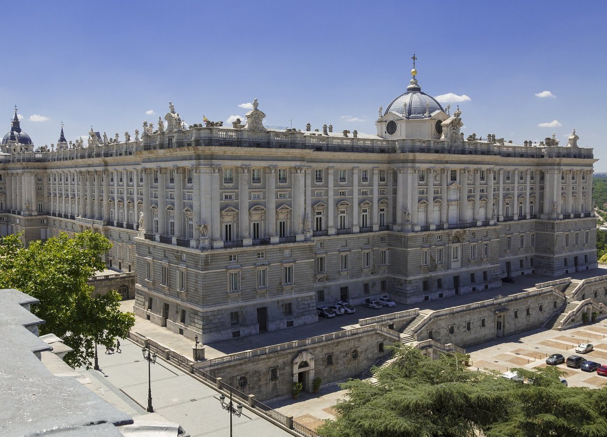 Felipe V promovió la construcción del Palacio Real de Madrid