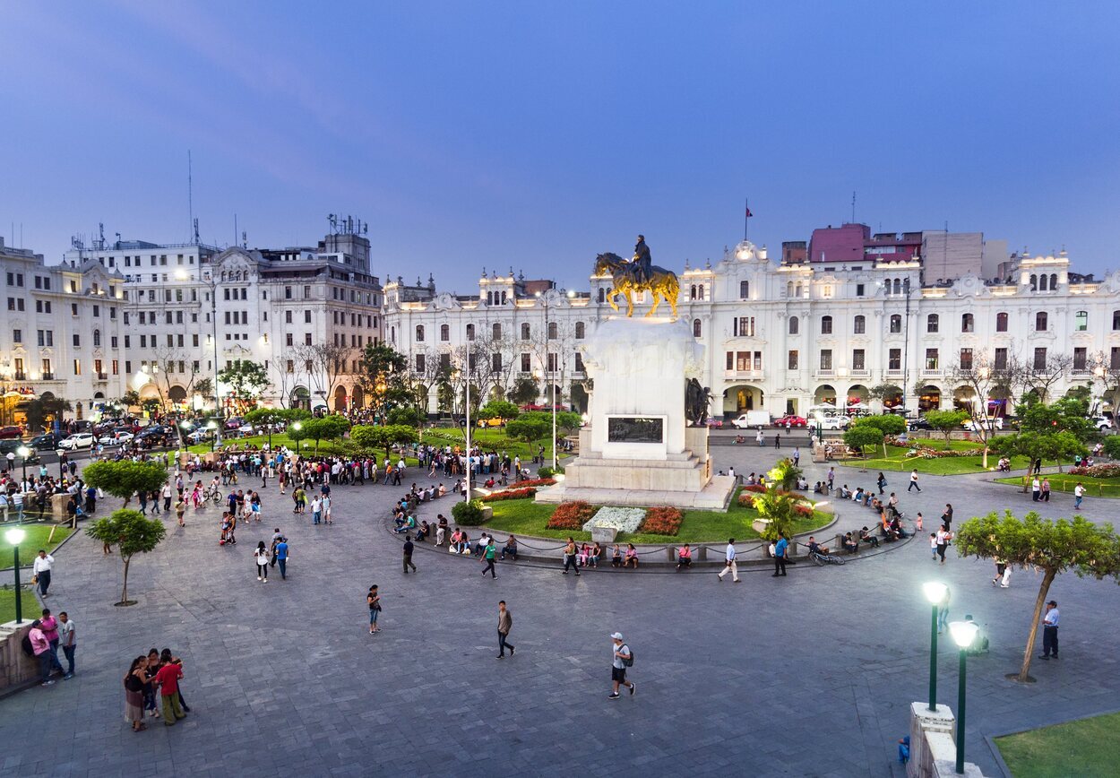 El centro histórico de Lima Centro Histórico está declarado Patrimonio Cultural de la Humanidad.