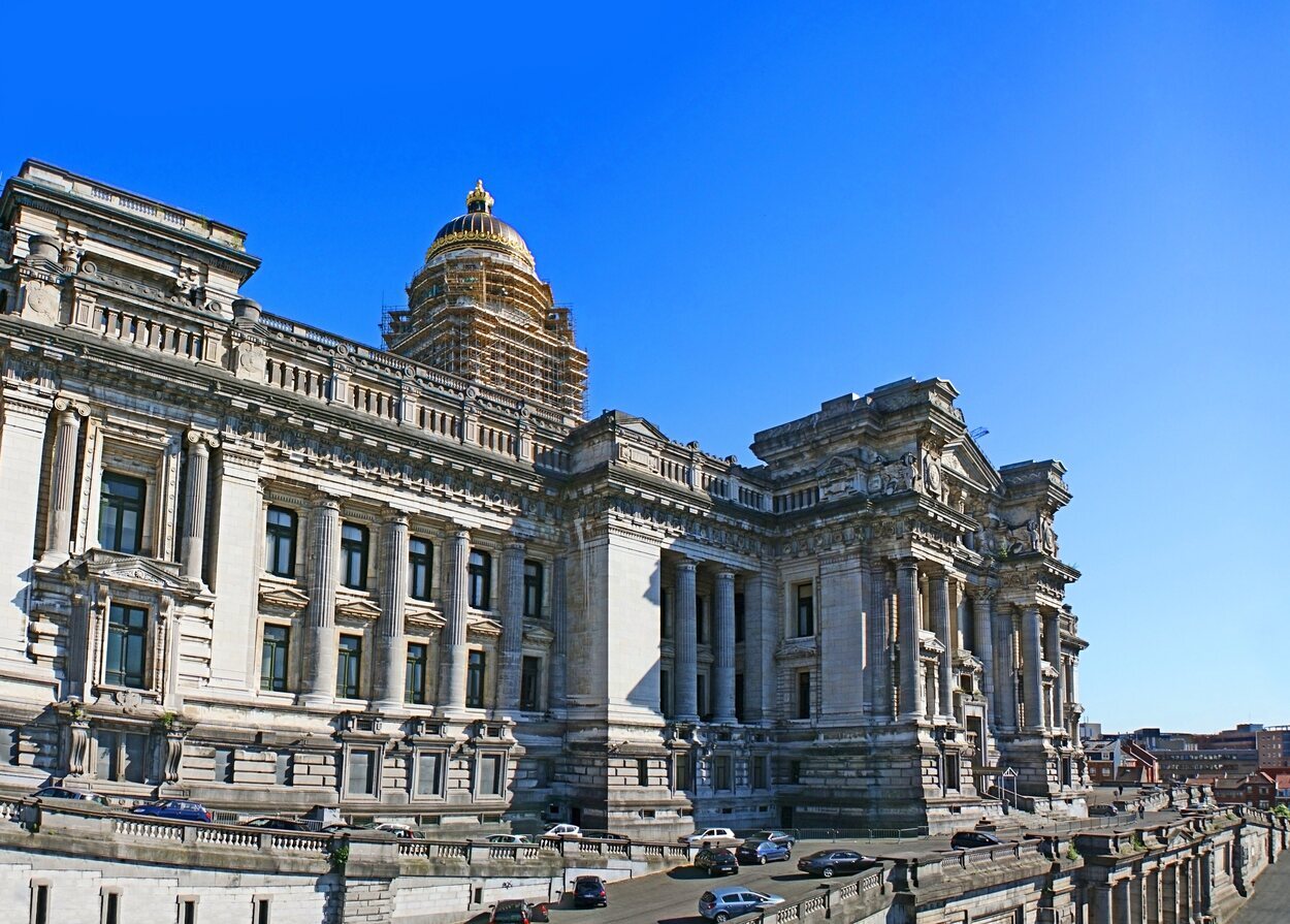 El Palacio de Justicia es el edificio de la corte más importante de Bélgica