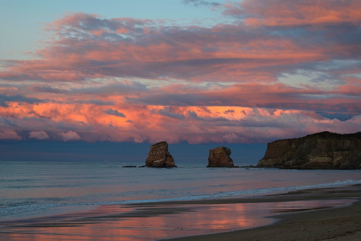 Las rocas 'gemelas' de Hendaya