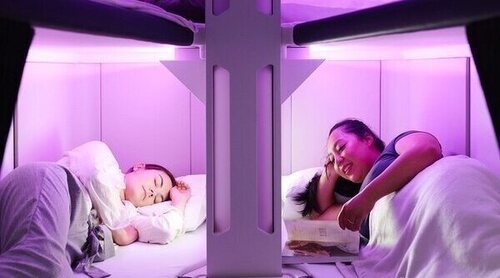 Air New Zealand instalará camas litera en sus aviones para que puedas echarte una siesta en tu próximo vuelo