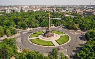 La Columna de la Victoria de Tiergarten en Berlín