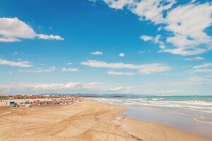 Playa de La Malvarrosa de Valencia