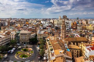 Vista de Valencia desde el Micalet