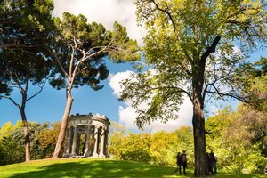 El parque de El Capricho de Madrid