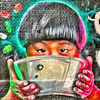 Mural en Southbank en Londres