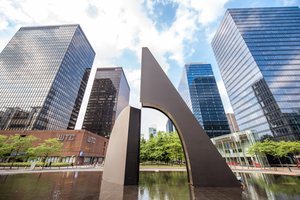 La zona financiera de Bruselas